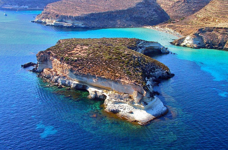 L'Isola dei Conigli a Lampedusa. Foto di Luca Siragusa